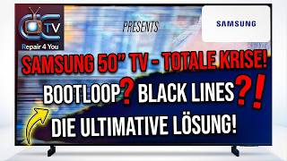 SAMSUNG 50“ TV KAPUTT?! 😱 Bootloop & Schwarze Linien – DIE ULTIMATIVE RETTUNG! 50 Zoll GU50AU8079
