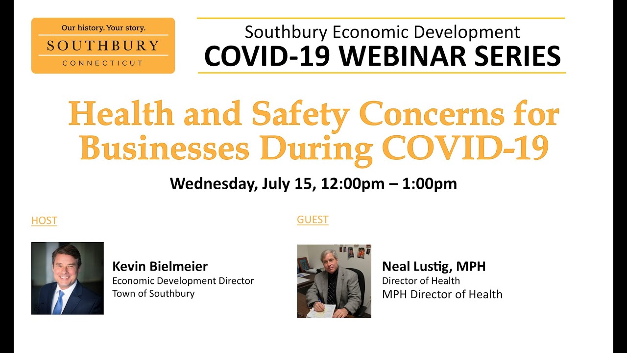 2020-07-15 EDC Webinar: Health and Safety Concerns for Businesses During COVID-19