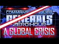 C&C Generals Zero Hour | Global Crisis | LASER General vs 7 Hard Enemies Part II