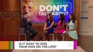 Tom Brady kissing his son on the lips Dr. Oz