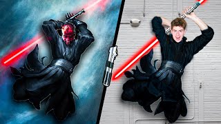 We Tried Star Wars Stunts In Real Life! - Challenge