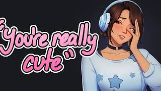 Seeing Your Online Best Friend's Face for the First Time "You're really cute" (ASMR)