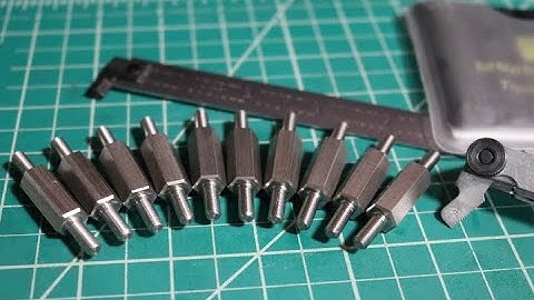 Shop Project - Making Stainless 10 - 32 Standoffs