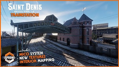 Trainstation Saint Denis MLO RDR2 RedM ∣ Spooni Mapping