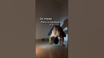 That’s how i learnt my first handstand push-up #calisthenics #workout #handstandpushup #tutorial