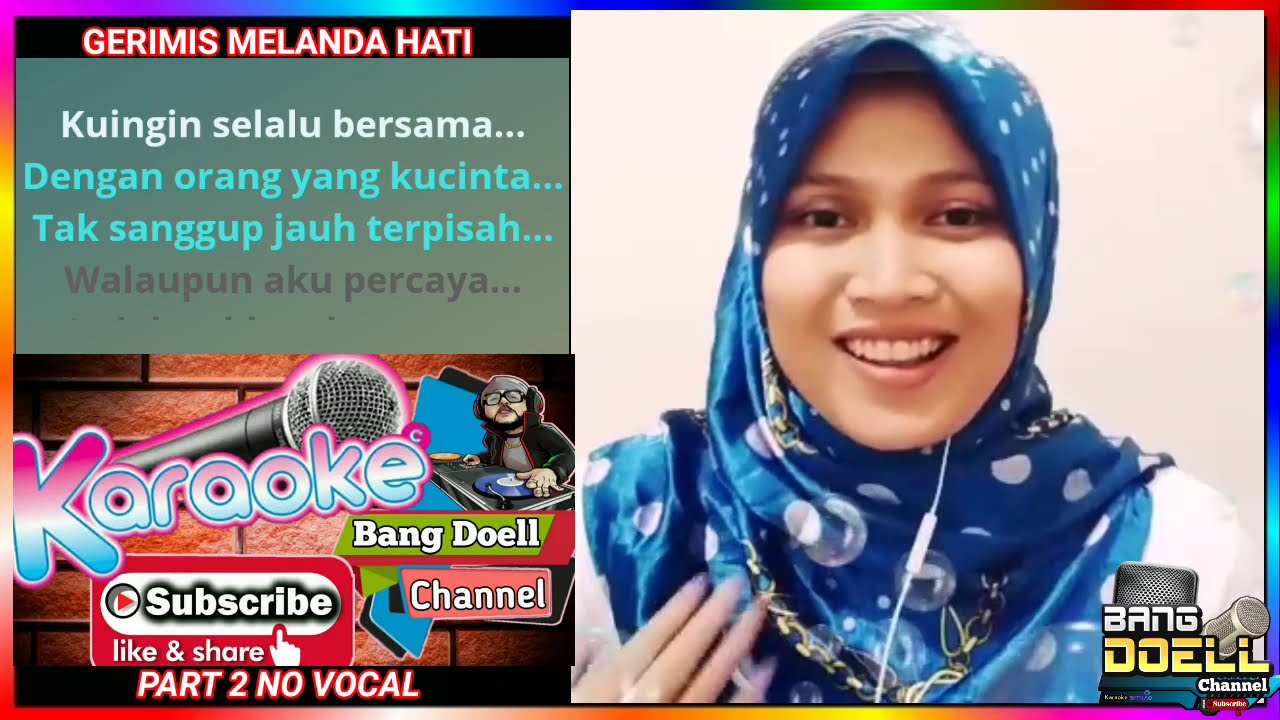 GERIMIS MELANDA HATI KARAOKE DANGDUT Duet Bersama Artis Smule Cover