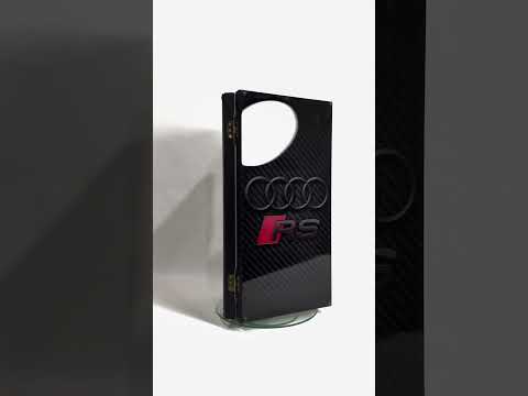 Нарды из каленого стекла с тематическим автомобильным принтом, видео 1