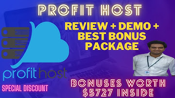 ProfitHost Review 👉Demo And 🎁Bonuses🎁 Worth 💲5727 For👉 [Profit Host Review]👇