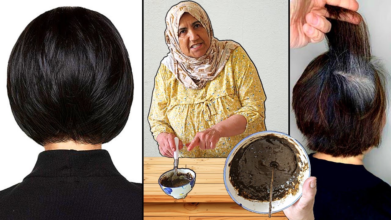 جرباتها الحاجة الروكي 👍 صباغة طبيعية تغطي الشيب من اول استعمال و مقوية للشعر/ بدون أوكسجين ☝️