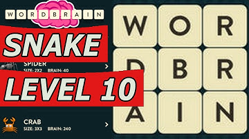 WordBrain Snake Level 10 Answers (Android/IOS)