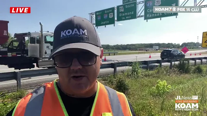 I-44 closes as girders underneath Exit 18 bridges, damaged by crane going under them