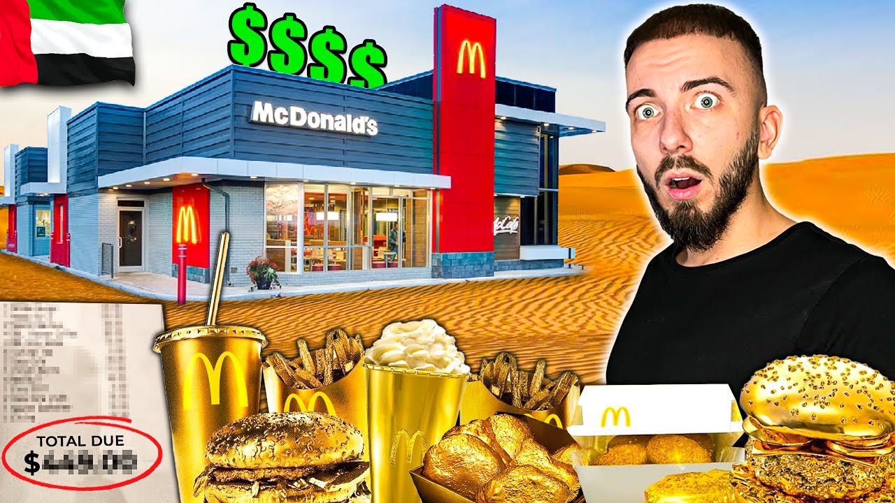 Am Cumparat Tot Meniul McDonalds Dubai *Cat Costa?*