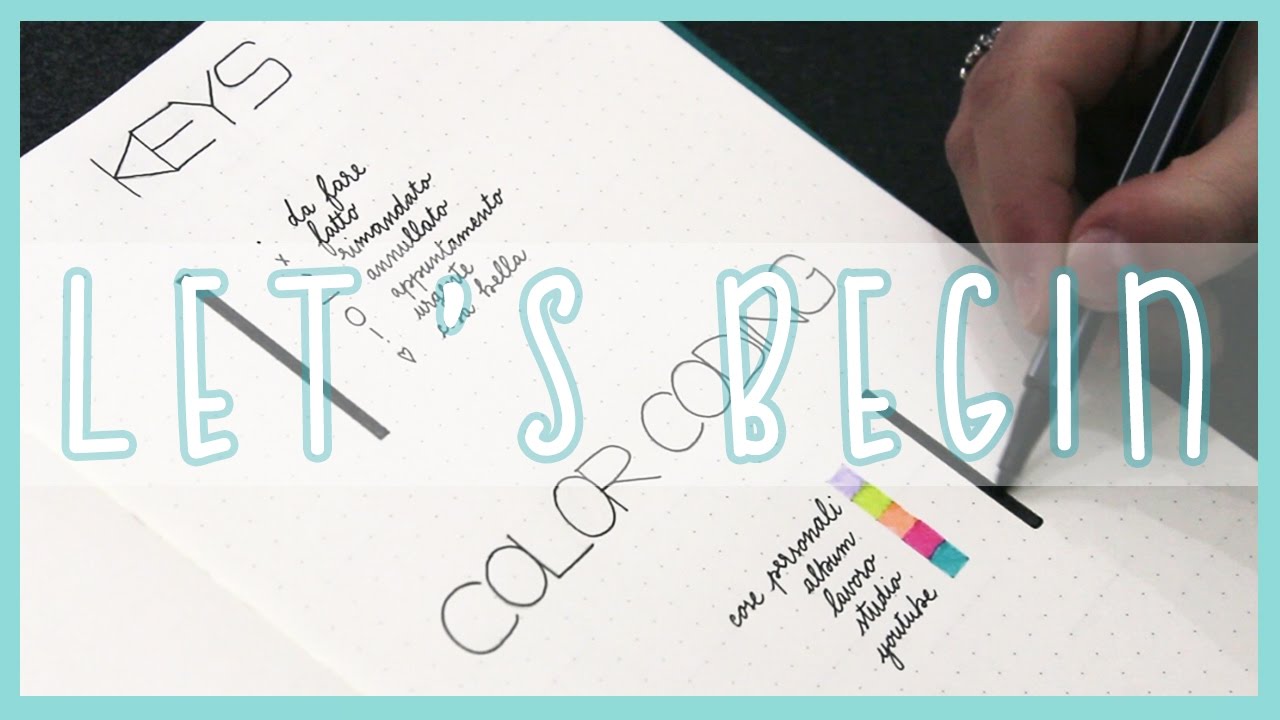 INIZIARE UN NUOVO BULLET JOURNAL - Let's begin! | Qualcosa di Erre