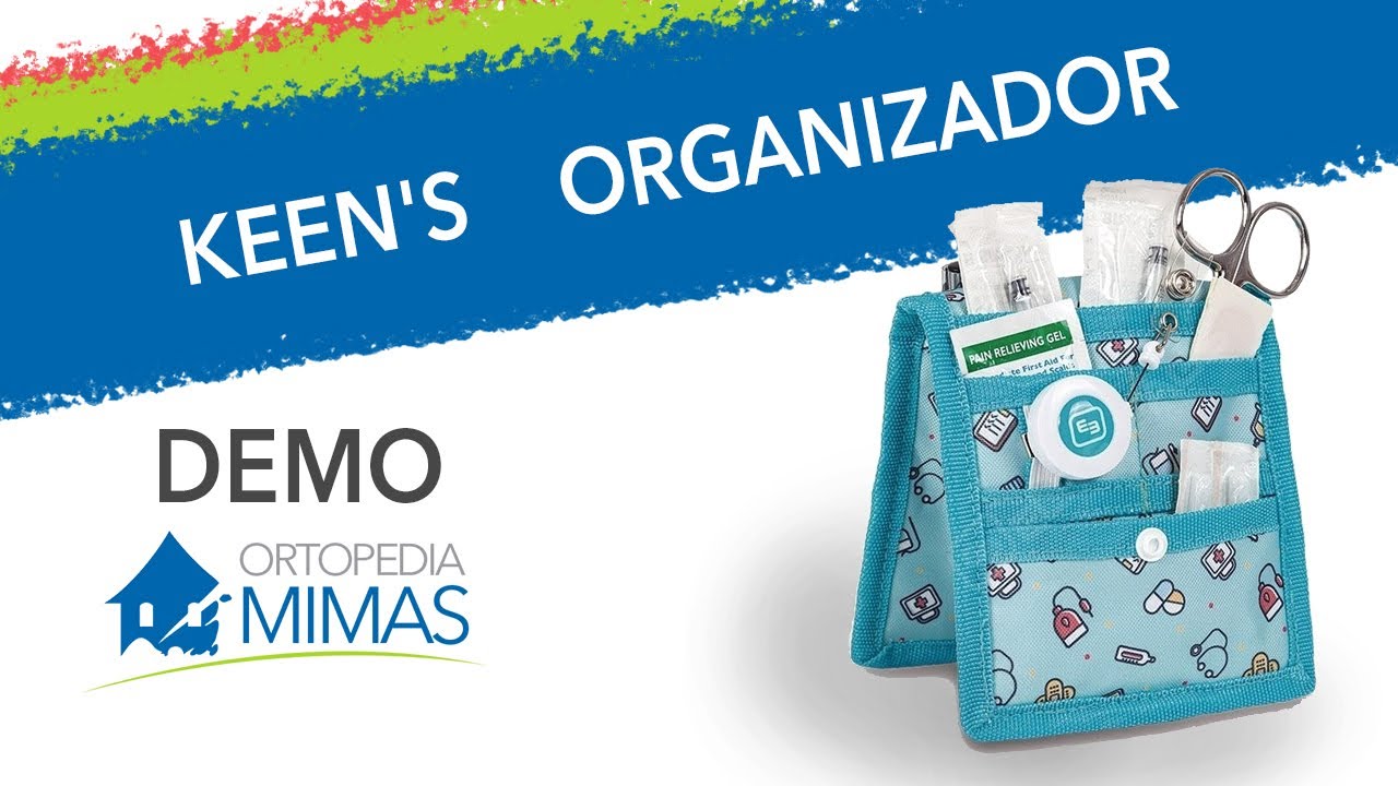 Demostración KEEN'S organizador de bolsillo para enfermería 