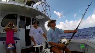 Iona Game Fishing 1000 pound black marlin -  Alicia Pasfield - Cairns 2014