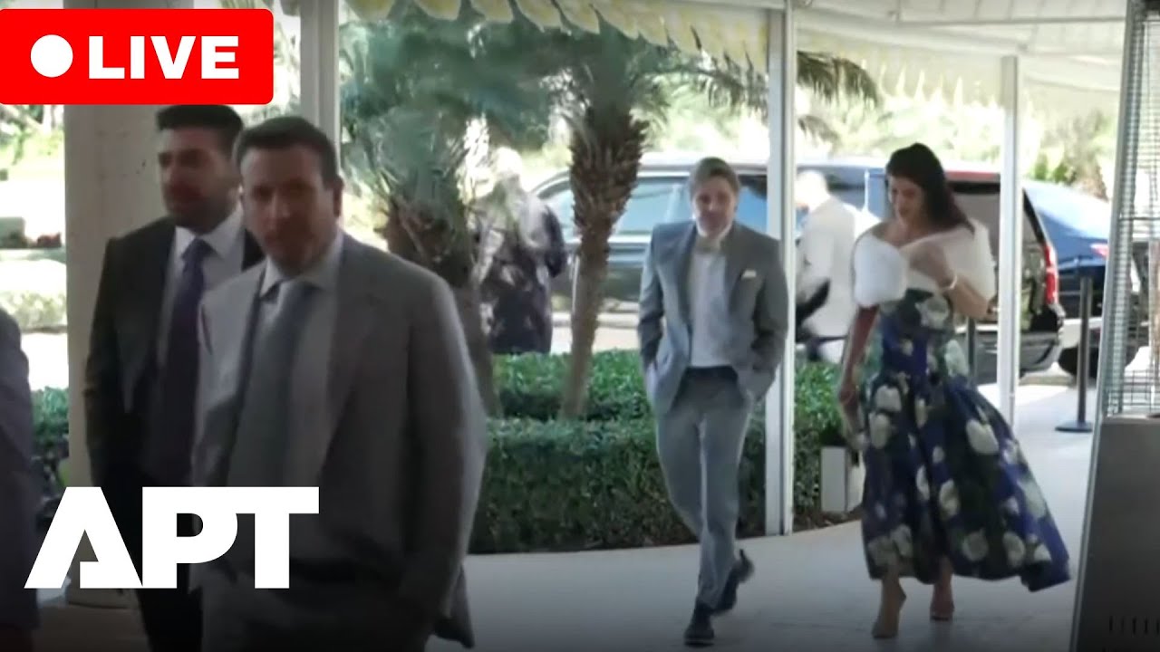 LIVE | Trump Cabinet Members Attend Aid Dan Scavino’s Wedding at Mar-a-Lago | APT