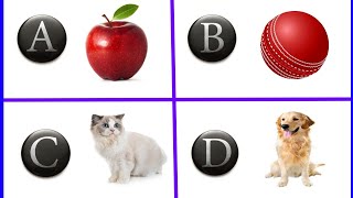 A for apple B for ball. A to Z alphabet letters.