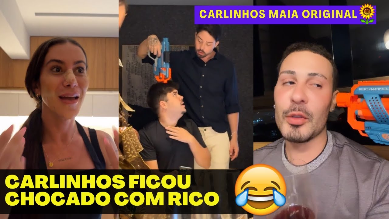 FOI A MAIOR CONFUSÃO | ELA VAI FAZER UM PROCEDIMENTO ESTÉTICO INACREDITÁVEL 😲😲 | CARLINHOS MAIA 🌻