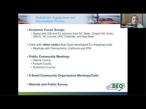 NC DEQ's Environmental Justice and Community Mapping System