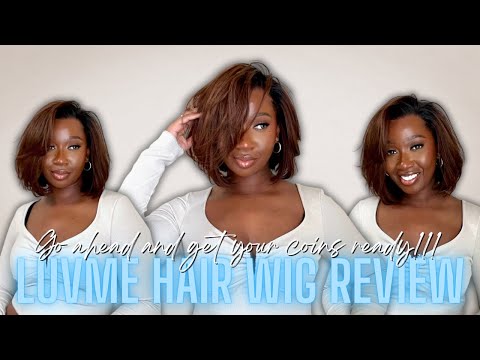 LuvMe Hair Ombre Blonde Blunt 5X5 Closure Wig Review + Install  Beginner Friendly Wig  Tan Dotson