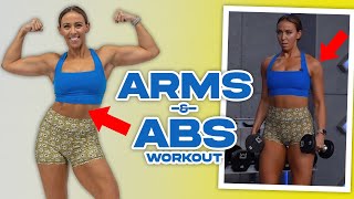 Toned Arms and Strong Abs Workout