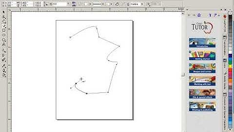 How we can use Corel Draw BEZIER TOOL URDU HINDI
