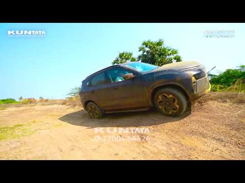 The Tata Harrier.ev Conquers the Wild with KUN Tata! ⚡🚙