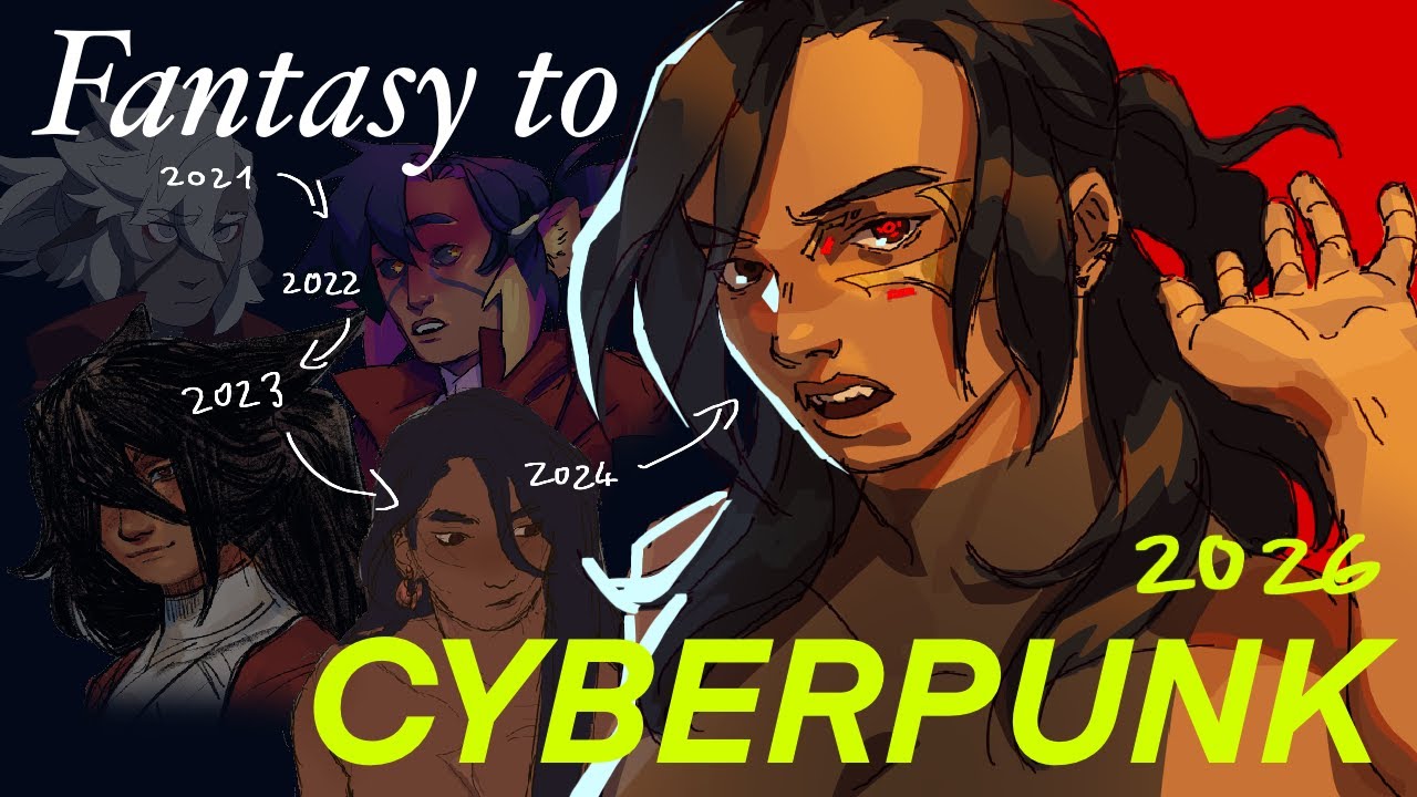 finally locking in and working on OCs i've had for over 10 years