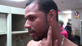Twins CF Aaron Hicks after first spring homer