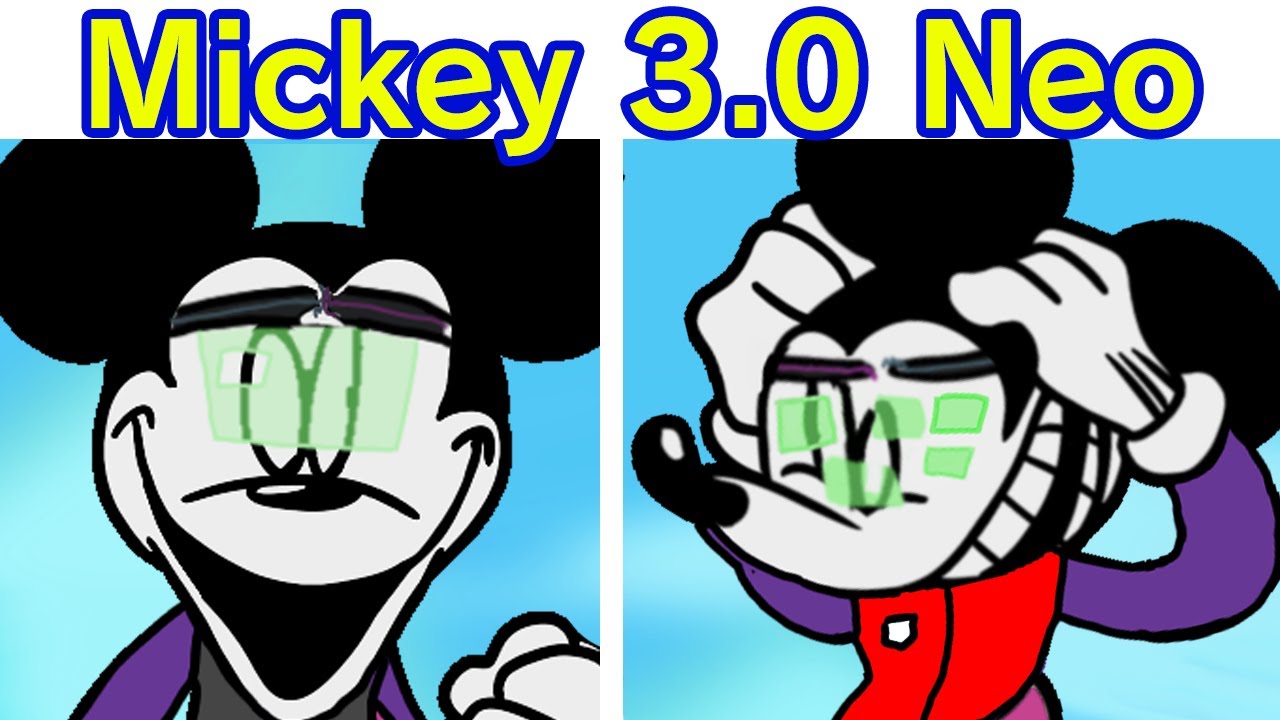 Friday Night Funkin Vs Neo Mickey Mouse Fnf Mod Sunday Night Remix Creepypasta Remastered Hd Youtube