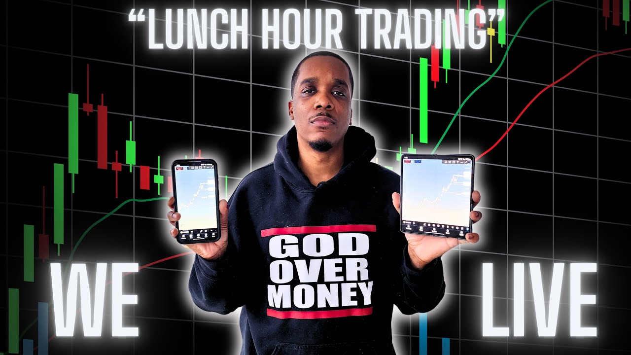 Corey The Phone Trader's SPECTACULAR Live Phone Trading in the Lunch Hour!