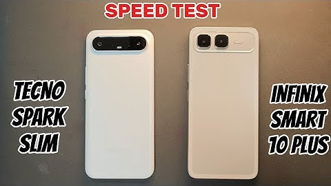 TECNO SPARK SLIM vs INFINIX SMART 10 PLUS | Speedtest