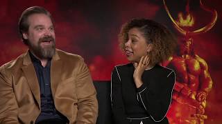 Interview - Hellboy Stars David Harbour and Sophie Okonedo