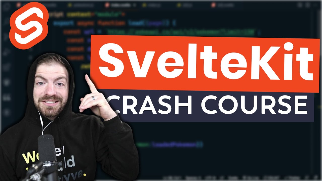 SvelteKit Crash Course - SSR, API Routes, Stores, Tailwind CSS, and More!