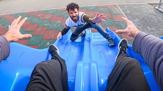 TOP 4 ESCAPING CRAZY DAD @BixonTv (FUNNY PRANK ACTION PARKOUR POV)