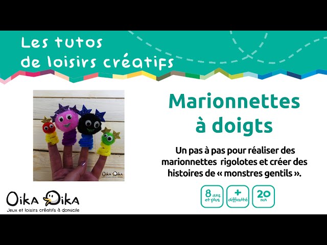 Marionnette de doigt - Monstre