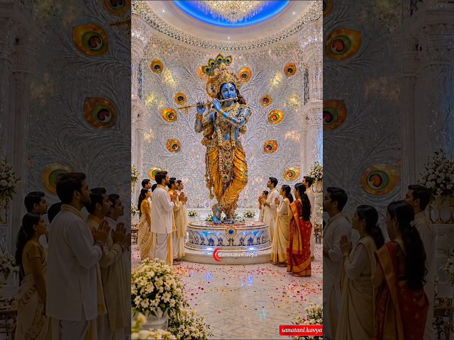 जय श्री कृष्ण 🙏 ॐ नमो वासुदेवाय नमः #krishna #radheradhe #krishnalove #trending #trendingreels