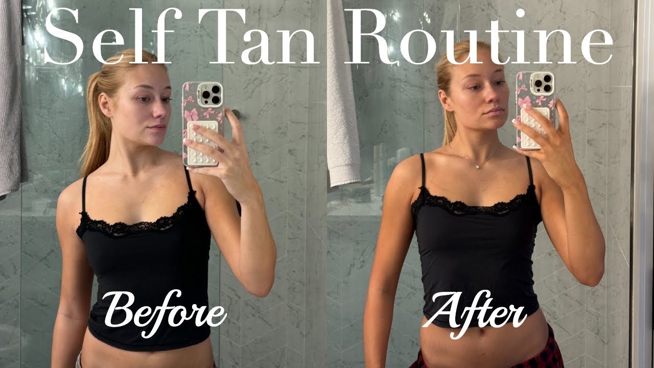 My Natural Looking Self Tan Routine - YouTube