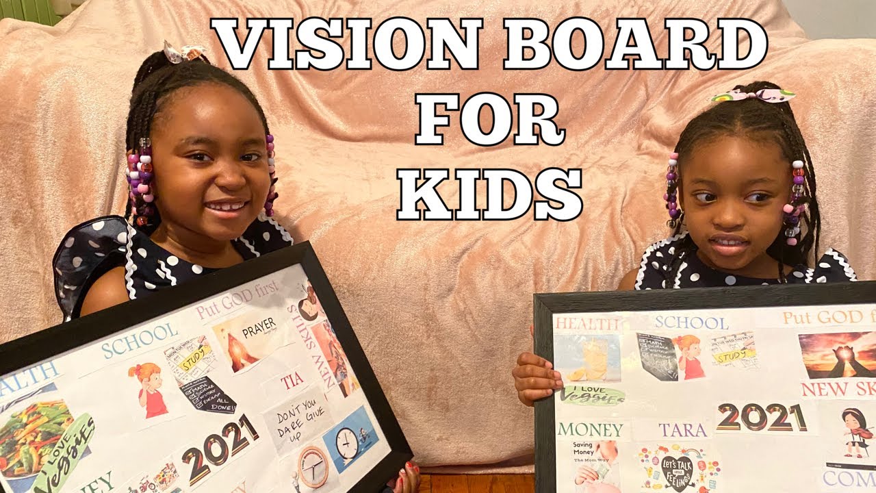 How to make a Vision Board [VISION BOARD FOR KIDS] 