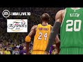 NBA Live 10 The Finals Celtics Dee4Three Vs Lakers Andrew Kobe Bryant And Pierce W 26 Pts 