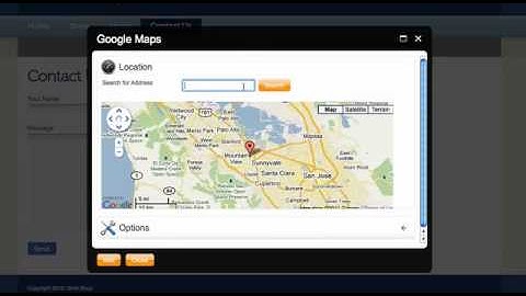 How to: add a Google Maps application to your SiteKreator website