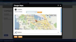 How to: add a Google Maps application to your SiteKreator website screenshot 4
