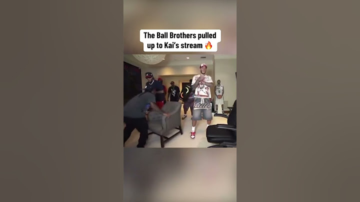 LaMelo, Lonzo and Gelo pulled up on Kai Cenat 🔥 (via kaicenat/TT)