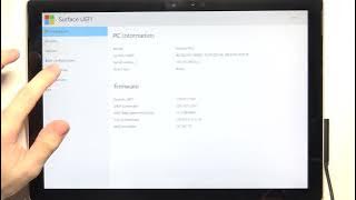 How to Enable or Disable IPv6 for PXE Network on MICROSOFT Surface Pro 5
