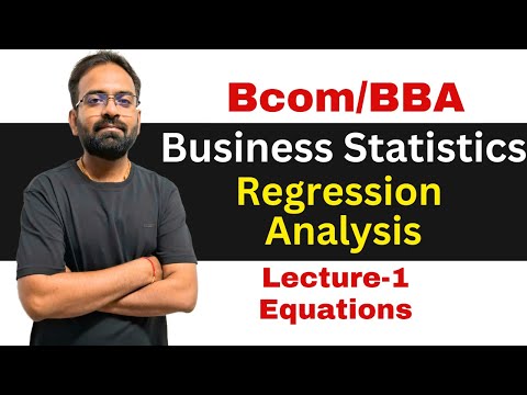 Regression Analysis:- Equations | Business Statistics | Bcom/BBA