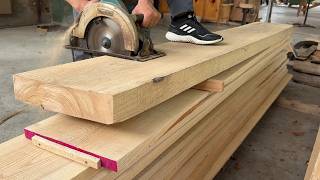 I Built a Modern Luxury Bed from Russian Oak