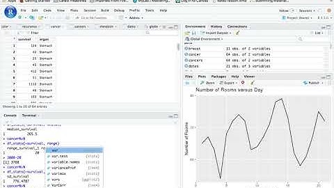 descriptive statistics R Studio