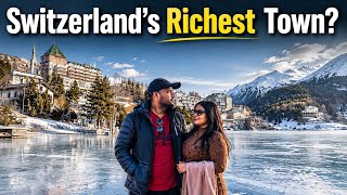 St. Moritz - Switzerland’s Most Luxurious Town | Frozen Lake, Luxury Street & Alpine Views