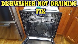 Dishwasher not draining FIX. D.I.Y. KitchenAid & Whirlpool