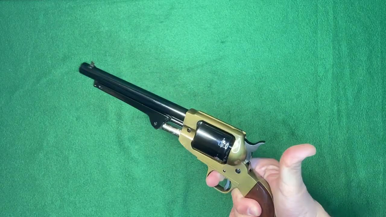 Rare LA Jensen 44 Cal Spiller & Burr Percussion Black Powder Revolver